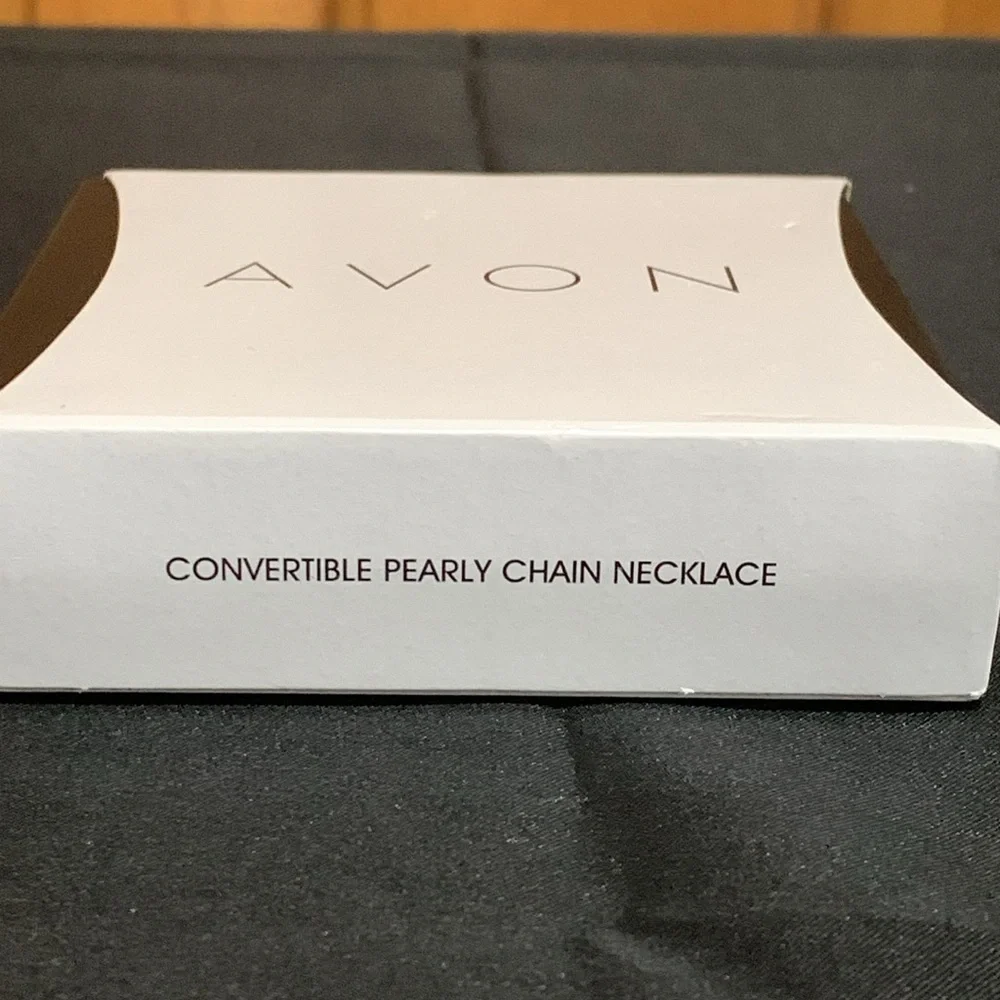NWT Avon Convertible Pearly Chain Necklace - Picture 5 of 6